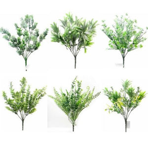 48 X 33cm Plastic Filler Bush Green/Grey - Full Box