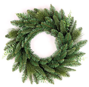 Box of 12 - 60cm (24") Mixed Spruce Wreath - Artificial Christmas Xmas