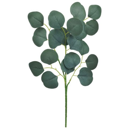 30cm Green Eucalyptus Leaf Spray