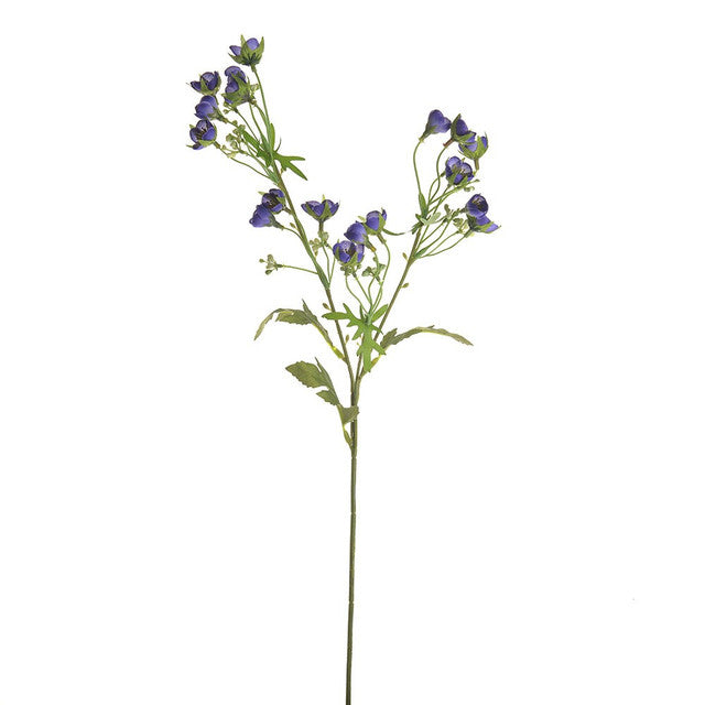 63cm Artificial Buttercup Spray Purple