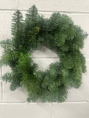 Fresh Plain English Spruce Wreaths - CLICK AND COLLECT ONLY