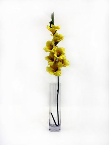 96cm Large Gladiolus Spray Yellow - Single Stem Artificial Flower