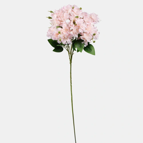 76cm Artificial Peach / Light Pink Azalea - Single Stem - Artificial Flower