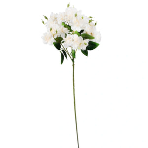 76cm Artificial Cream Azalea - Single Stem - Artificial Flower
