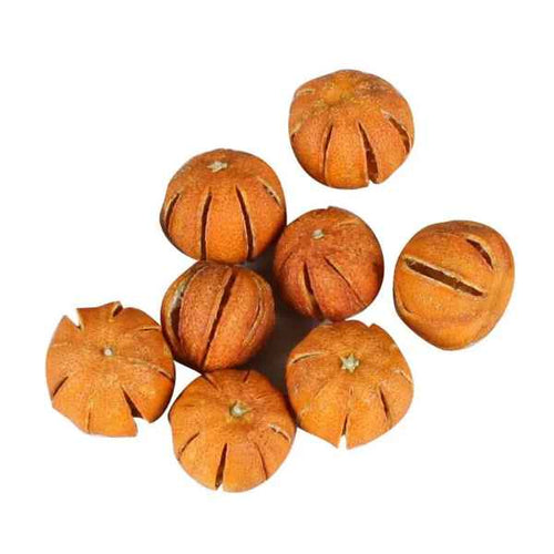 250g Dried Whole Manderine Oranges - Floral Christmas Wreath Decoration
