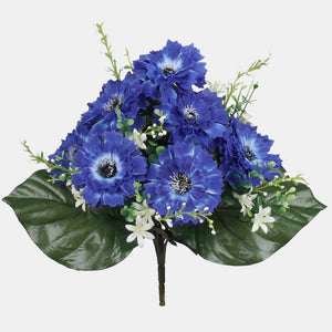 37cm Large Blue Cornflower Bunch