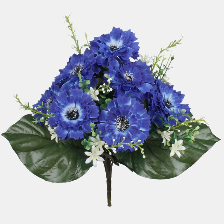 37cm Large Blue Cornflower Bunch