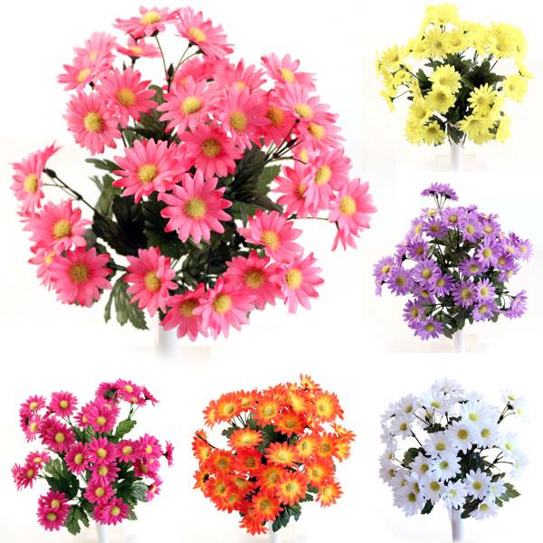 43cm Large Daisy Bunch 14 Stems - Spring Flower