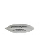 Load image into Gallery viewer, White Resin Memorial Feather Plaque - Feathers Appear When Loved Ones Are Near