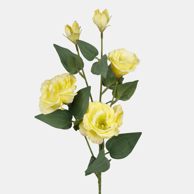 70cm Lisianthus Spray Yellow - Artificial Flower