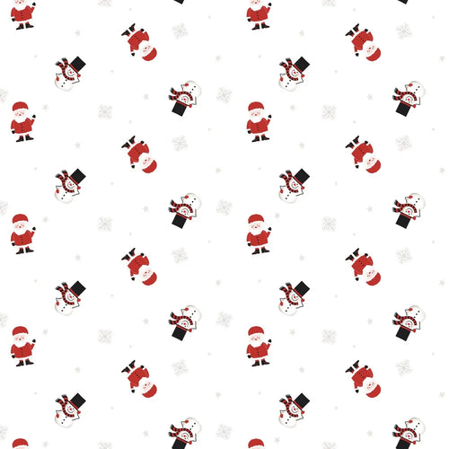 80cm x 100m - Santa / Snowman Christmas Film Cellophane