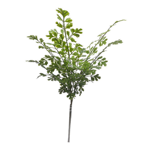 40cm Artificial Small Green Parsley Fern Greenery Bunch