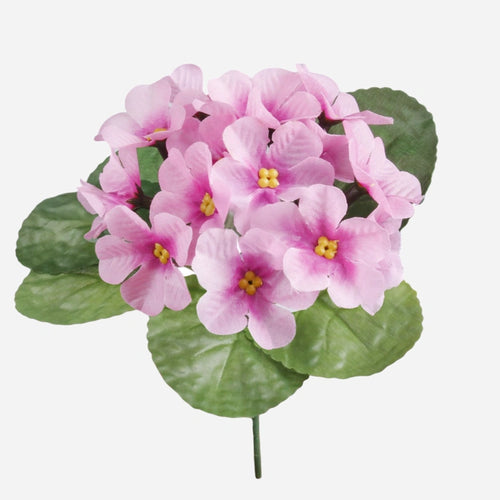 20cm Pink Violet Flower Bush - Artificial Flower