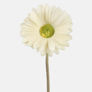 37cm Gerbera Cream - Single Stem Artificial Flower