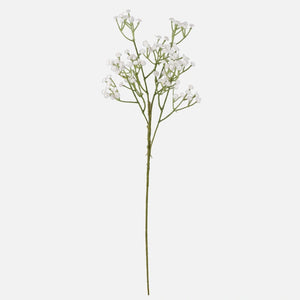 61cm White Gyp Spray - Single Stem