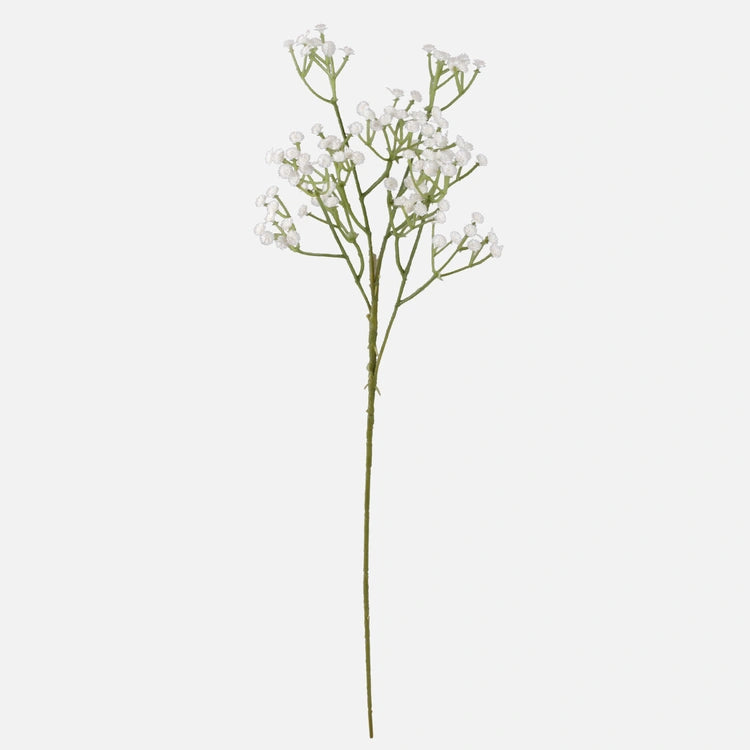 61cm White Gyp Spray - Single Stem