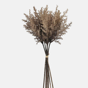 38cm Artificial Dark Beige Filler Reed Bundle - Autumn