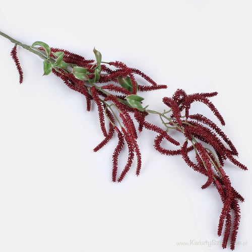 77cm Artificial Burgundy Hanging Hazel - Greenery