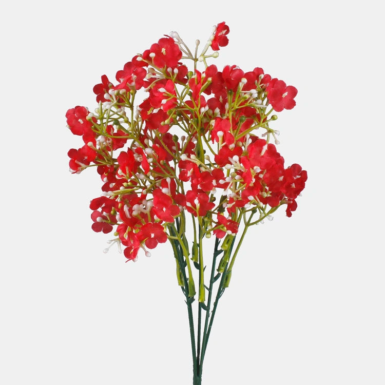 30cm Red Gyp / Babies Breath Bunch - Artificial Wedding Flower