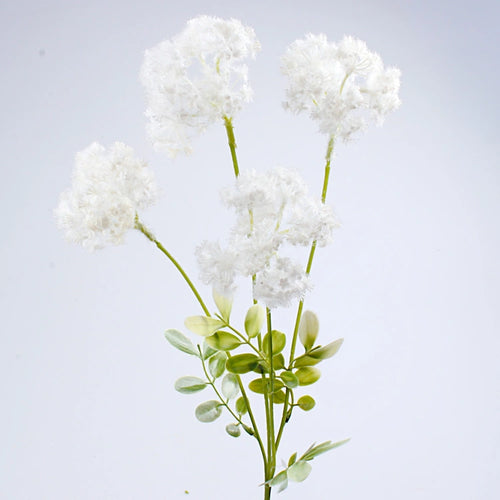 62cm White Chervil Spray - Single Stem - Artificial Flower