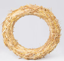 Load image into Gallery viewer, 25cm Straw Wreath Ring - Easter Christmas Autumn