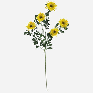 91cm Yellow Cornflower - Single Stem - Artificial Flower