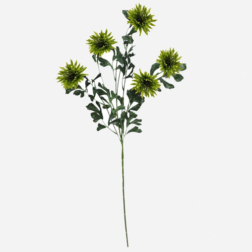 91cm Green Cornflower - Single Stem - Artificial Flower