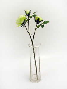42 cm Artificial Prize Rose Spray Green