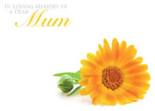 Load image into Gallery viewer, Large Funeral Tribute Message Card Cards.