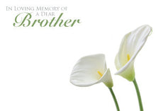 Load image into Gallery viewer, Large Funeral Tribute Message Card Cards.