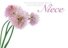 Load image into Gallery viewer, Large Funeral Tribute Message Card Cards.