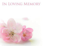 Load image into Gallery viewer, Large Funeral Tribute Message Card Cards.