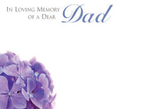 Load image into Gallery viewer, Large Funeral Tribute Message Card Cards.