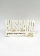 Load image into Gallery viewer, Gold Plinth Memorial Letters- Rose Flower - Remembrance Graveside Plaque Tribute