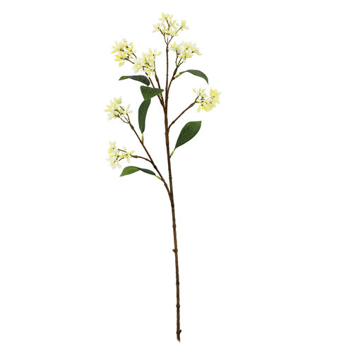 63cm Artificial Vintage Ivory Japanese Berry Spray Stem