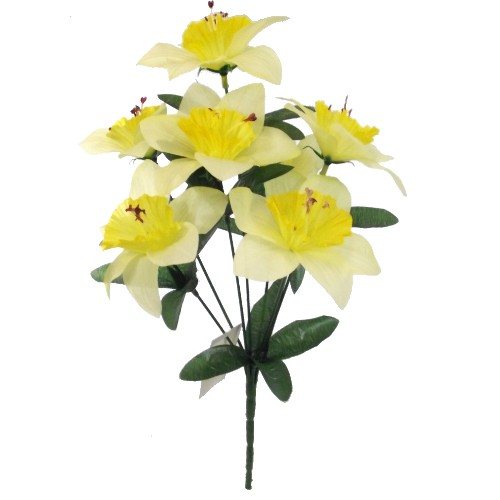 36cm Daffodil Bush Lemon/Yellow (ND)