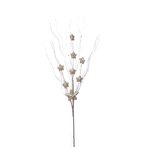 65cm Artificial Glittered Star Spray Gold - Christmas Decoration
