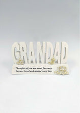 Load image into Gallery viewer, Gold Plinth Memorial Letters- Rose Flower - Remembrance Graveside Plaque Tribute