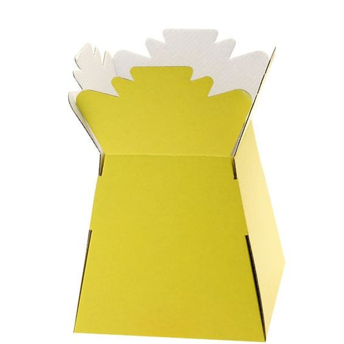 30 x Yellow Living Vase - Aqua Box - LARGE ITEM