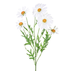Artificial Daisy Spray White 66 cm