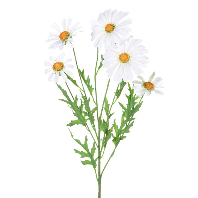 Artificial Daisy Spray White 66 cm