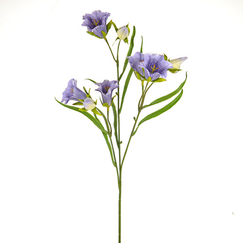 48cm Artificial Bell Flower Lilac Single Stem