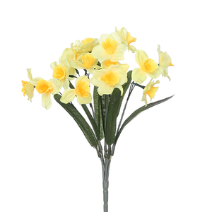 40cm Artificial Daffodil Bush (SB1)