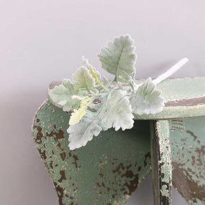 34 cm Artificial Dusty Miller Green Foliage
