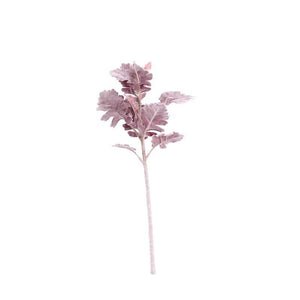 34 cm Artificial Dusty Miller Red Foliage