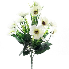 Load image into Gallery viewer, 31cm Poppy And Grass Bush With Foliage Bunch  - Artificial