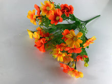 Load image into Gallery viewer, 30 cm Artificial Orange Cosmos Bunch