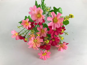 30 cm Artificial Pink Cosmos Bunch