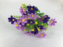 Load image into Gallery viewer, 30 cm Artificial Purple Cosmos Bunch