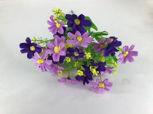 30 cm Artificial Purple Cosmos Bunch